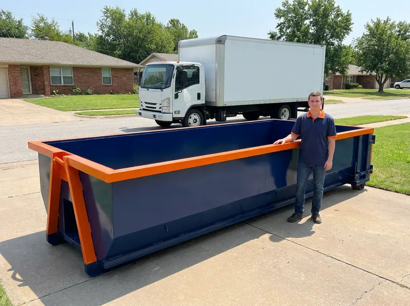 Residential Cleanout Dumpster in Tulsa, OK